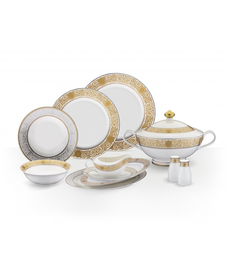 PYT-508 - Ancona 74 Parça Bonechina Suplalı Y.Tk.